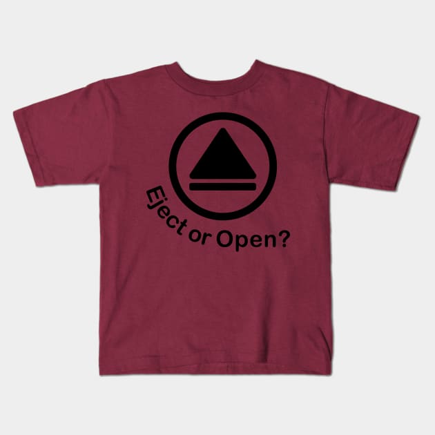 PLAYER ICONS - EJECT OR OPEN? V.2 Kids T-Shirt by inukreasi